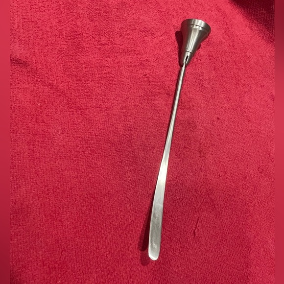 Pewter Candle Snuffer Bell Shaped Cone - Picture 6 of 8